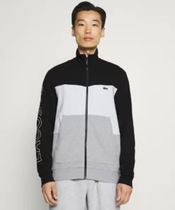 Lacoste SET - Veste De Survêtement - Argent Chine/blanc/noir 11 Lacoste SET - Veste De Survêtement - Argent Chine/blanc/noir -Lacoste Soldes Magasin 252827b1e4e34b2ea539d5f25a5e9e49