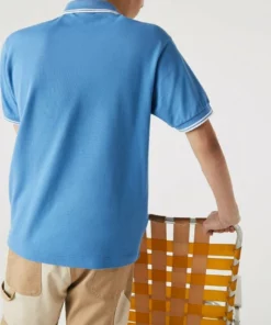 Lacoste Polo - Bleu/blanc 6 Lacoste Polo - Bleu/blanc -Lacoste Soldes Magasin 252d07e4c16a417aba860f96488695be