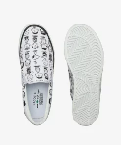 LACOSTE X PEANUTS - Baskets Basses - Wht/wht -Lacoste Soldes Magasin 2634d0bf166343b098d183eaeebac70b