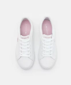 Lacoste LEROND - Baskets Basses - White/light Pink -Lacoste Soldes Magasin 26650aa54de94036812f819928abbc70