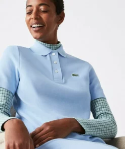 Lacoste Robe En Jersey - Bleu -Lacoste Soldes Magasin 2666587dccff40d48b5982de4162d1f1