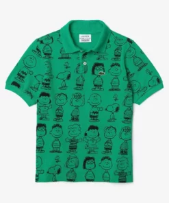LACOSTE X PEANUTS - Polo - Vert / Noir 6 LACOSTE X PEANUTS - Polo - Vert / Noir -Lacoste Soldes Magasin 274d09ca66d54a4d976d7c280b65eec3