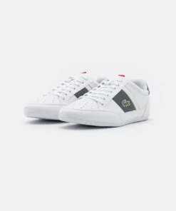 Lacoste CHAYMON - Baskets Basses - White/dark Grey -Lacoste Soldes Magasin 27697a72067846e98f29d237f1b78bcb