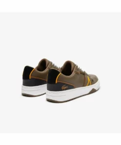 Lacoste L001 - Baskets Basses - Dk Brw/blk -Lacoste Soldes Magasin 286fc392a2714baab3da7491258475ce