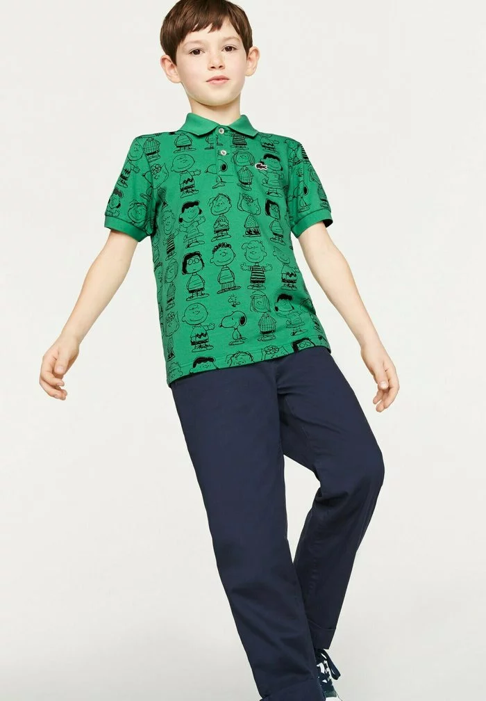 LACOSTE X PEANUTS - Polo - Vert / Noir 1 LACOSTE X PEANUTS - Polo - Vert / Noir