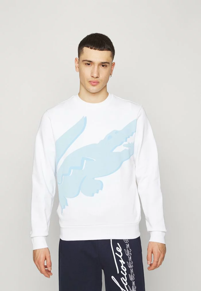Lacoste Sweatshirt - White 3 Lacoste Sweatshirt - White – Image 3