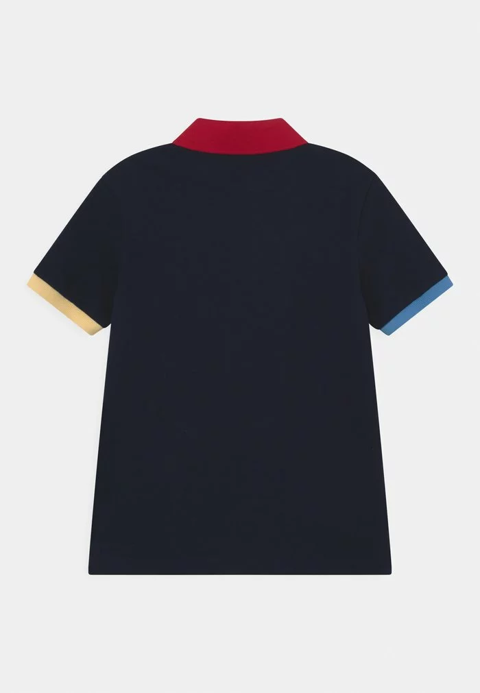 Lacoste Polo - Navy Blue/ethereal/napolitan Yellow/infrared 2 Lacoste Polo - Navy Blue/ethereal/napolitan Yellow/infrared – Image 2