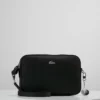 Lacoste SQUARE CROSSOVER BAG - Sac Bandoulière - Black
