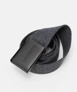 Lacoste Ceinture - Noir/chine -Lacoste Soldes Magasin 29941c15b08c4e7497b4370c69a2693c
