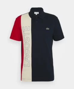Lacoste Polo - Marine/naturel Clair/rouge -Lacoste Soldes Magasin 2a98606d8cff4b69ae23522f951f9d39