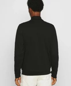 Lacoste Sweat à Capuche Zippé - Noir -Lacoste Soldes Magasin 2abe8bc382c14558bc3a6e8153fb77f7