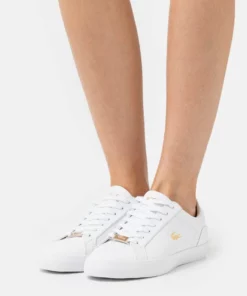 Lacoste LEROND - Baskets Basses - White/gold