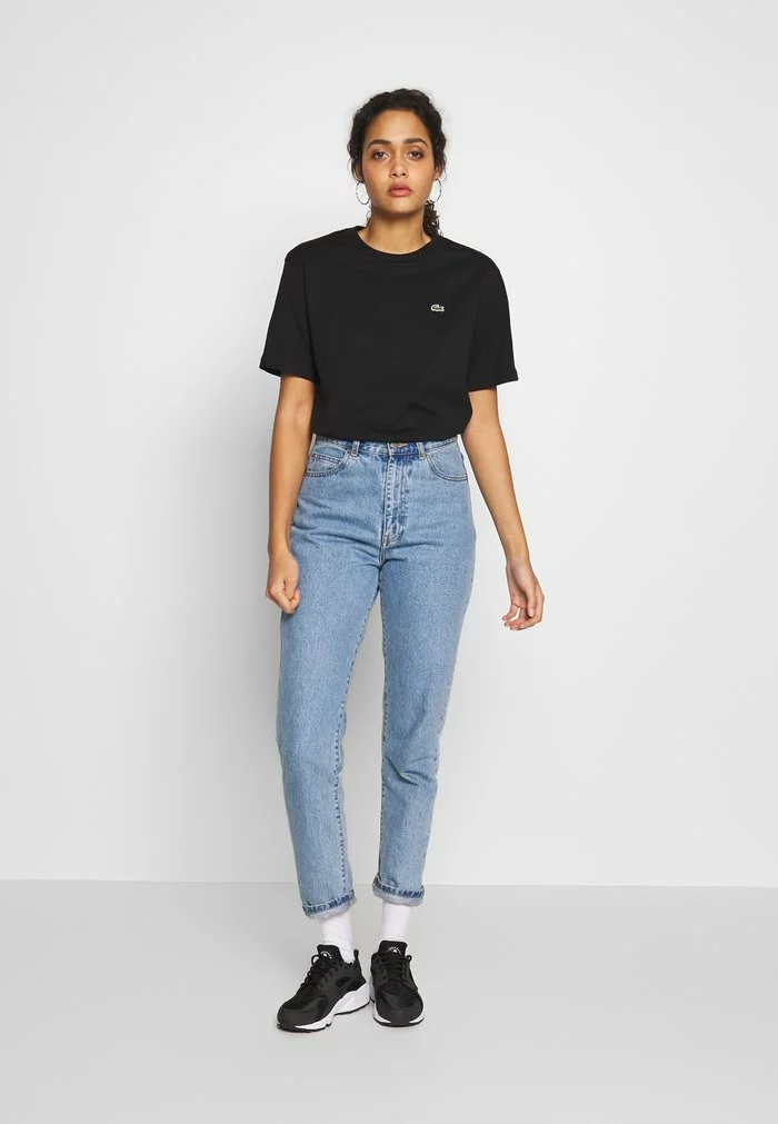 Lacoste T-shirt Basique - Black 2 Lacoste T-shirt Basique - Black – Image 2