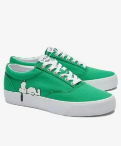LACOSTE X PEANUTS - Baskets Basses - Grn/wht -Lacoste Soldes Magasin 2d02958fd0574687990fa4032e4c9c26