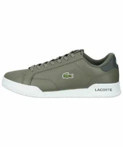 Lacoste Baskets Basses - Khk Dk Gry Da -Lacoste Soldes Magasin 2d71053ac8964ae884e781b198a4a1ba