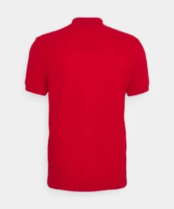 Lacoste Polo - Rouge/viennois Marine -Lacoste Soldes Magasin 2d8715368a7641ad85cee8917b7956ba