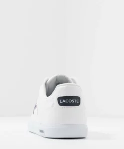 Lacoste EUROPA - Baskets Basses - White/navy/red -Lacoste Soldes Magasin 2dc531e4b57b4b88a849f99e6796303a