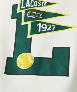 Lacoste Sweatshirt - Blanc -Lacoste Soldes Magasin 2eba2441a66f4aa5a75ad832510c9d10