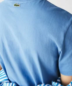 Lacoste T-shirt Imprimé - Bleu 10 Lacoste T-shirt Imprimé - Bleu -Lacoste Soldes Magasin 300f284fdfa741008c956243f0253768