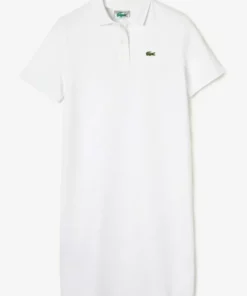 Lacoste Robe En Jersey - Blanc -Lacoste Soldes Magasin 303bca9465de493aa949116ffec400c5