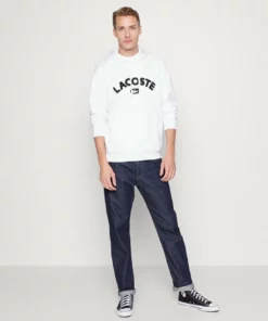 Lacoste Sweatshirt - White -Lacoste Soldes Magasin 30fb7be3c85c4fcd81521d6353552166