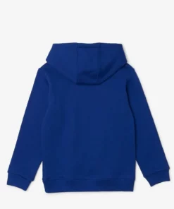 Lacoste MINECRAFT - Sweat à Capuche - Bleu -Lacoste Soldes Magasin 3145e711174943ca9044845fd9fe84ca