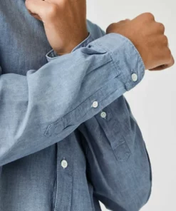 Lacoste CH2967 - Chemise - Bleu -Lacoste Soldes Magasin 320e39ed4d264246849060d02ee0bf4c