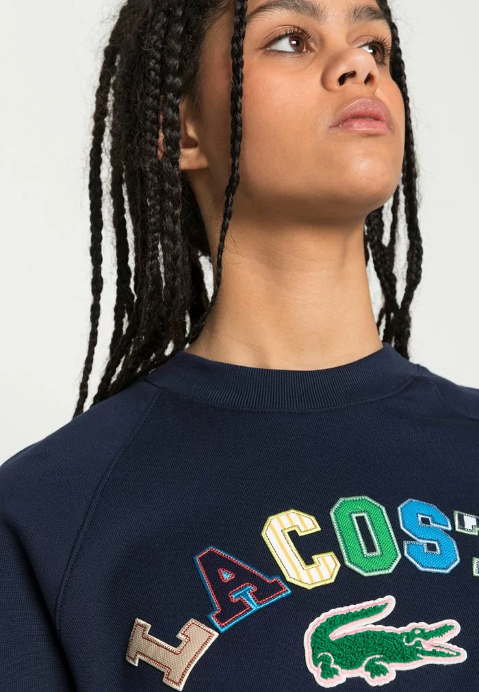Lacoste Sweatshirt - Navy Blue 5 Lacoste Sweatshirt - Navy Blue – Image 5
