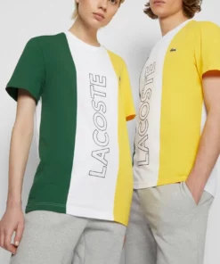 Lacoste UNISEX - T-shirt Imprimé - White/green Broom -Lacoste Soldes Magasin 326277850e3149ad905ba7eda97af284