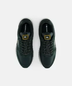 Lacoste JOGGEUR - Baskets Basses - Dk Grn/off Wht -Lacoste Soldes Magasin 33126b62db044d8dbb292376caa99f96