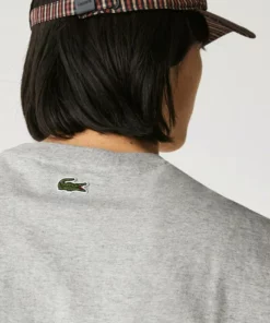 Lacoste T-shirt Imprimé - Gris Chine -Lacoste Soldes Magasin 33b631dace3b4323a38699f199560199