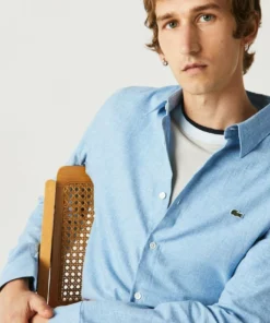 Lacoste Chemise - Bleu Blanc -Lacoste Soldes Magasin 347ea48f985b4adfb4cb84eaf02c9611