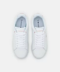Lacoste CARNABY EVO - Baskets Basses - White/light Pink -Lacoste Soldes Magasin 352b6edc37224a4cb159510cd4376bab