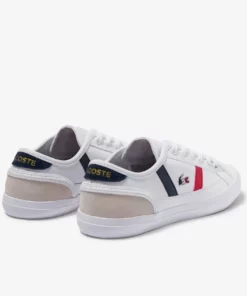 Lacoste Baskets Basses - Wht/nvy/red -Lacoste Soldes Magasin 354e6b1198f94fd9bae000a142eeabb0