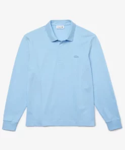 Lacoste HERREN POLOSHIRT REGULAR FIT LANGARM - Polo - Bleu -Lacoste Soldes Magasin 365381eb96dd4ce78b82bc8f60f7a748