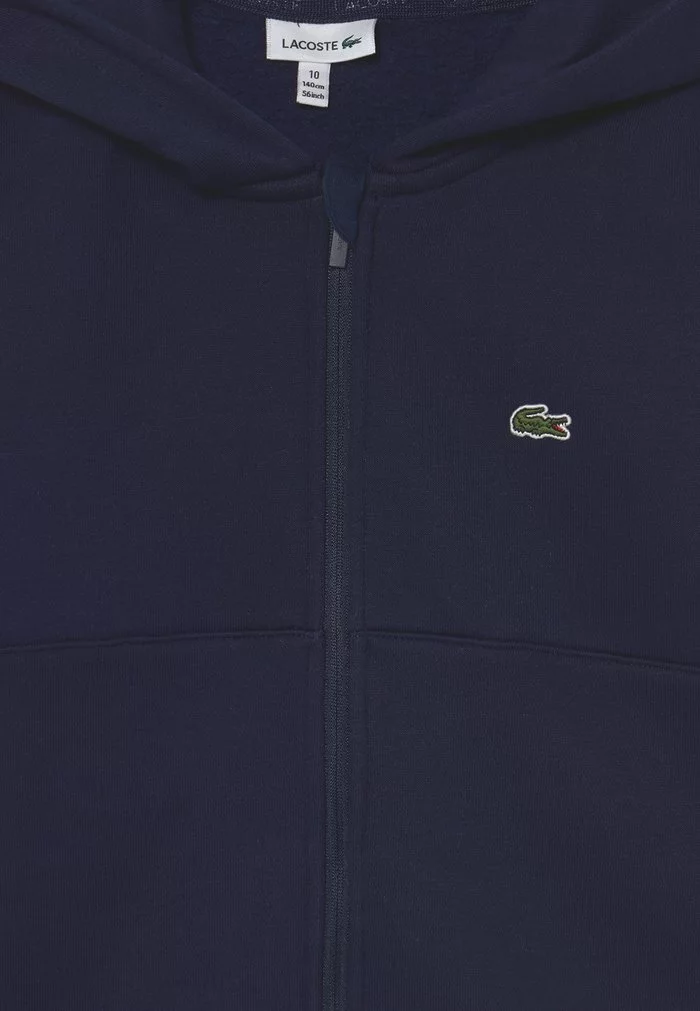 Lacoste Sweat à Capuche Zippé - Marine 4 Lacoste Sweat à Capuche Zippé - Marine – Image 4