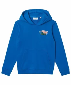Lacoste Sweat à Capuche - Bleu