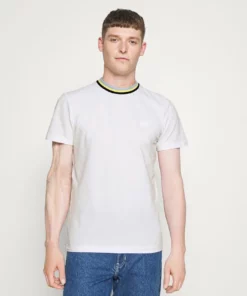 Lacoste T-shirt Basique - White/abysm -Lacoste Soldes Magasin 38f8e36e3365442a9c11f2ffec724495