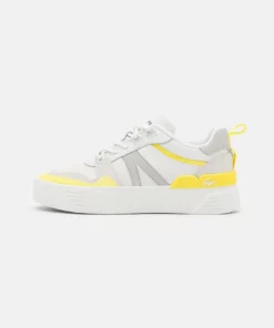 Lacoste Baskets Basses - White/yellow -Lacoste Soldes Magasin 39e30efd00934f65861e3748ac2160b2