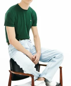 Lacoste T-shirt Basique - Evergreen 5 Lacoste T-shirt Basique - Evergreen -Lacoste Soldes Magasin 39ff39fc31684519a04853cca9bb64ed