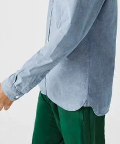 Lacoste CH2967 - Chemise - Bleu -Lacoste Soldes Magasin 3a2bdc6cb25141588dedb96a7cea4e6f