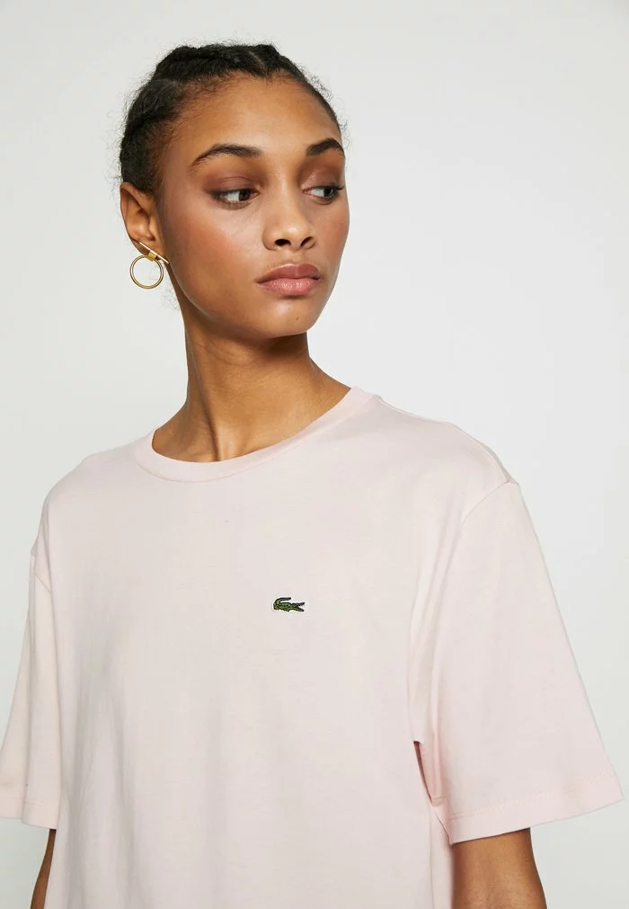 Lacoste T-shirt Basique - Light Pink 4 Lacoste T-shirt Basique - Light Pink – Image 4