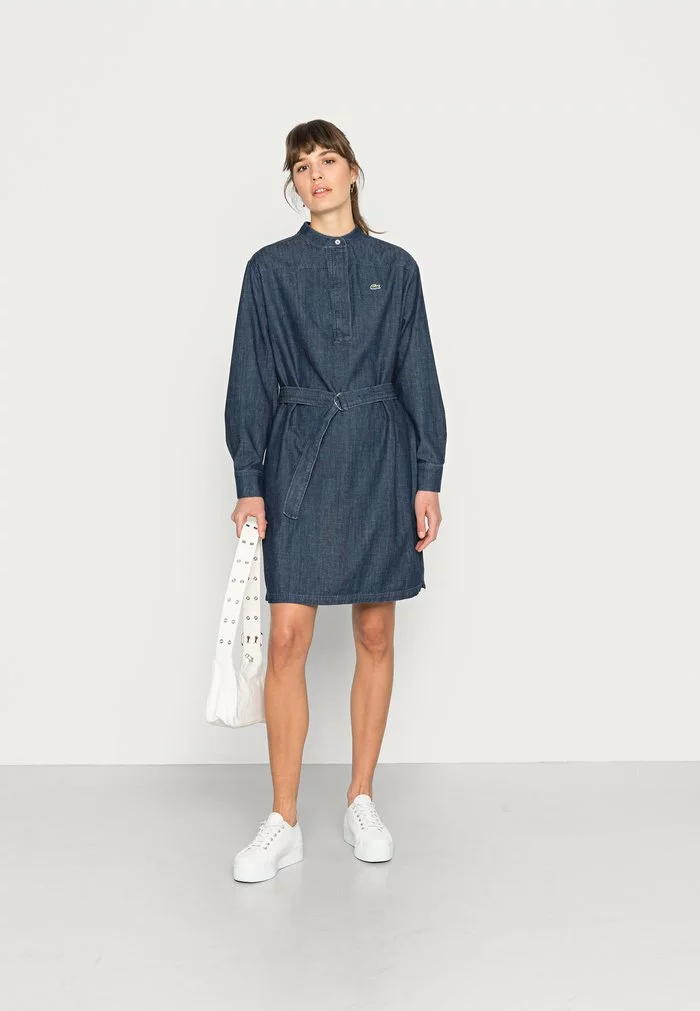 Lacoste Robe En Jean - Medium Blue 2 Lacoste Robe En Jean - Medium Blue – Image 2