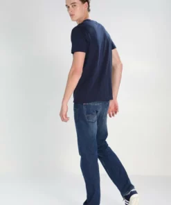 Lacoste T-shirt Basique - Navy Blue -Lacoste Soldes Magasin 3d2486e203ec4c29a01bcb22e7e9b244