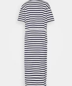 Lacoste Robe En Jersey - Navy Blue/flour -Lacoste Soldes Magasin 3d43c3127828485586ed762d65524a88