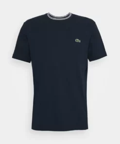 Lacoste T-shirt Imprimé - Bleu Marine/blanc