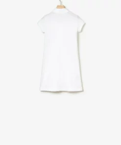 Lacoste EJ2816 - Robe De Jour - Weiß -Lacoste Soldes Magasin 3f7107bfbd5545b2877f21e996c05e37
