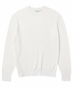 Lacoste Pullover - Blanc -Lacoste Soldes Magasin 40cc29da626d46e099bb3de0d2e3acf0