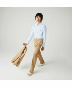 Lacoste Chemise - Bleu Clair -Lacoste Soldes Magasin 40df34e4ab96496e86da1208f87bdf43