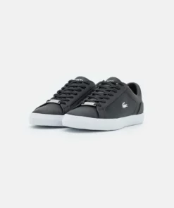 Lacoste LEROND - Baskets Basses - Black/silver -Lacoste Soldes Magasin 41bdb9767cc646f7b5e3dc056bdba912